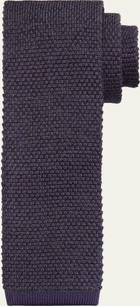 Brioni Mens Micro Motif Silk Tie