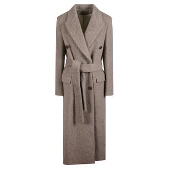 Golden Goose Belted Coats, female, Gray, 3XS, Golden Goose Coats