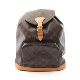 Louis Vuitton Pre-owned Backpacks, female, Brown, Size: ONE SIZE Pre-owned Canvas backpacks