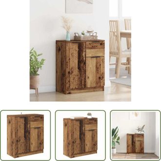vidaXL Credenza rustica - Credenza Legno vecchio 60 x 30 x 70 cm Legno multistrato