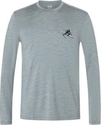 super.natural Toni Bio Jersey L/S Longsleeve für Herren | grau