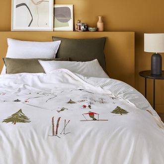 La Redoute Interieurs Dekbedovertrek in flanel, St Lary