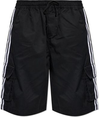 adidas Korte Broeken, Heren, Zwart, M, Katoen, Cargo Shorts