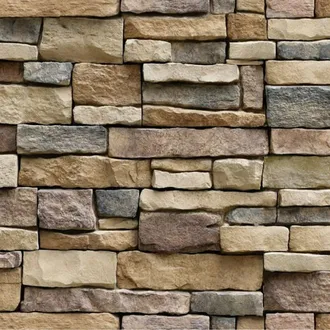 OEM Papel Pintado Autoadhesivo Yoloke: Efecto Ladrillo R&uacute;stico Y Piedra, Adhesivos De Pared Removibles Hechos De Pvc Ecol&oacute;gico Para Decorar Su Hogar, Sala