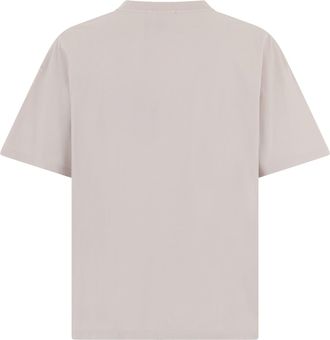 Represent Embroidered Logo T-Shirt - Beige
