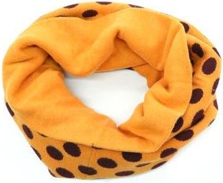 Portolano Polka Dot Neckwarmer in Tangerine at Nordstrom Rack