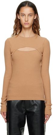 A Gold E Tan Lyza Long Sleeve T-Shirt