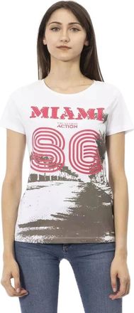 Trussardi Mujer, Camisetas, Blanco, Talla: L