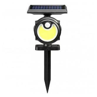 Trade Shop Trade Shop Traesio - Trade Shop - Picchetto Giardino Energia Solare 56 Cob Led Luce Fredda Sensore Movimento B0391
