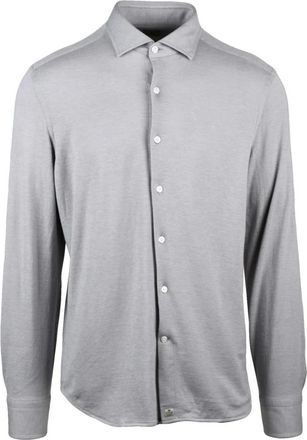 Sonrisa Overhemden, Heren, Grijs, XL, Katoen, Casual Shirts