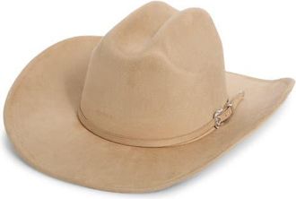 Treasure & Bond Baby Buckle Western Cowboy Hat in Beige Sand at Nordstrom