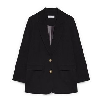Fiorella Rubino Dames, Jassen, Zwart, Maat: 5XL Poliester