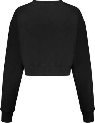 Balmain Womens Black Cotton Sweatshirt Clothing