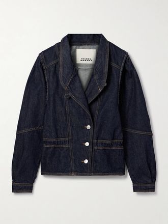 Isabel Marant Giacca In Denim Dolie - Blu