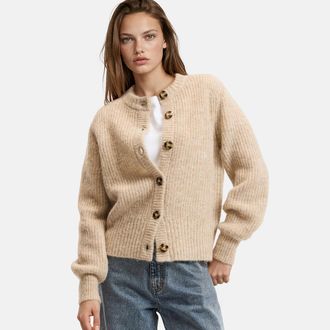 La Redoute Collections Gebreid vest in mixed alpaca, Signature AMBROISE