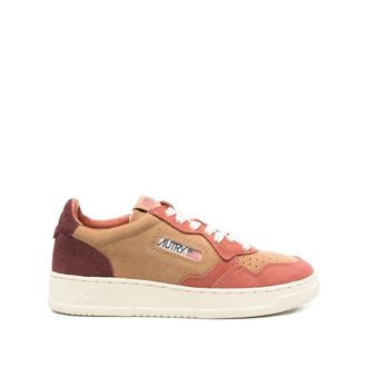 Autry Brown Suede Trainers with Perforated Detailing - female - Autry - Sneakers - Multicolor - 7 UK - Shoes