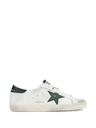 Golden Goose Super Star Tomaia in nappa Punta scamosciata e linguetta in pelle Tacco in pelle con stampa stella