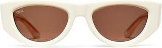 Vada Jewelry Tokio Sunglasses in Milk at Nordstrom