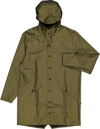 Rains Revel Lightweight Waterproof Long Jacket, Size X-Large