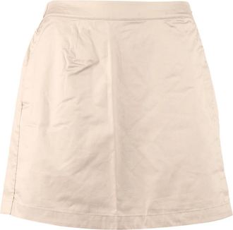 K-Way Lamandie Shiny Cotton Pantaloncini Sportivi - Dames - Korte rokken - Beige - XS - Katoen - Rokken