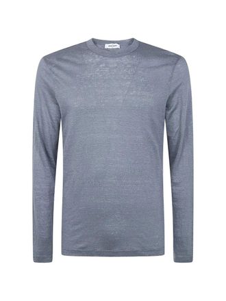 Gran Sasso Logo Print Long Sleeves T-Shirt