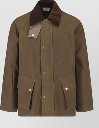 J.W.Anderson jacket corduroy collar front pockets adjustable cuffs