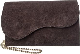 Persaman New York Dora Suede Clutch