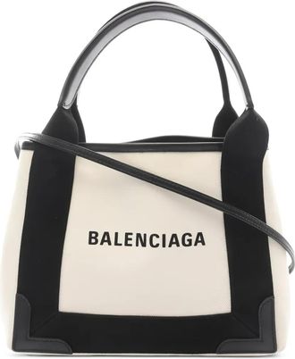 Balenciaga Borsa tote Cabas XS in pelle anni 2010 - Toni neutri
