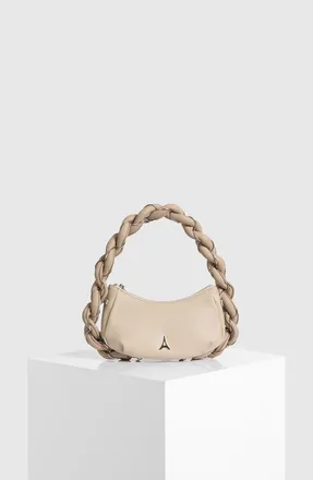 Mani&egrave;re De Voir Somme Leather Handbag in Beige at Nordstrom