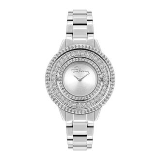 Police Grijze Roestvrijstalen Kwarts Analoge Horloge - Dames - Horloges - Grijs - ONE Size - Accessoires