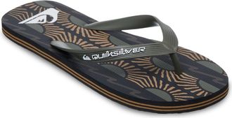 Quiksilver Sandale QUIKSILVER Molokai Art, Herren, Gr. 10 (43), no destination grape, Obermaterial:Obermaterial: 100% Synthetik, Futter: 100% Synthetik, Laufsohl