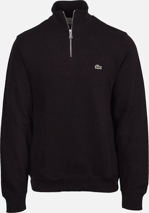 Lacoste Mens LACOSTE HALF ZIP SWEATSHIRT BROWN - Size: 44