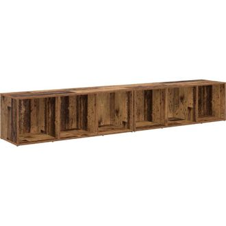 vidaXL 2 pcs Old Wood Engineered wood Vidaxl