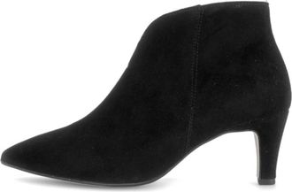 Gabor Enkellaars met hak - Dames - Laarzen met Hak - Zwart - 37 1/2 EU - Su&egrave;de - Schoenen
