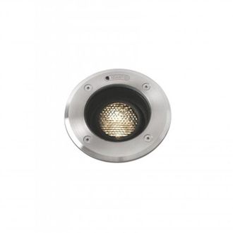 Faro Barcelona Geiser Empotrable De Suelo Inoxidable Satinado Y Negro Mate 70303