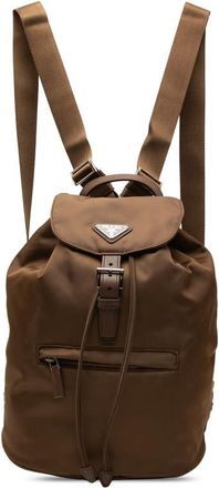Prada Pre-owned Prada Tessuto Drawstring Backpack Ladies UBJFOOYQU82F7B3K