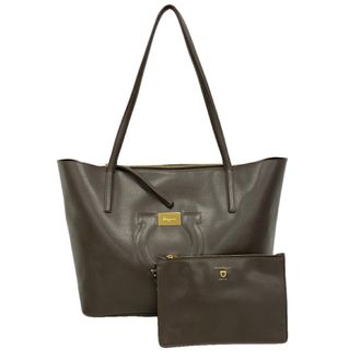 Ferragamo Brown Leather Tote Bag (Pre-Owned)