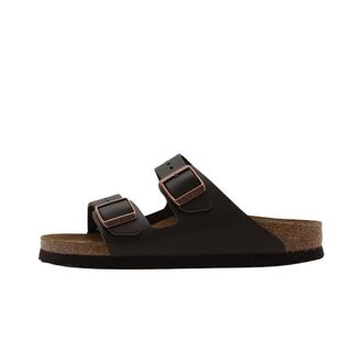 Birkenstock Sliders, male, Brown, Size: 10 US Arizona NL Sliders