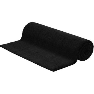 vidaXL Felpudo De Fibra De Coco Negro 100x200 Cm Vidaxl