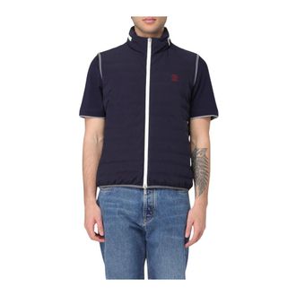 Brunello Cucinelli Heren, Jassen, Blauw, Maat: 2XL