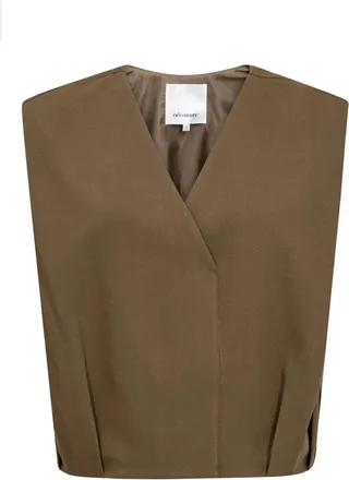 Co'Couture Overhemden, Dames, Groen, XL, Blouses