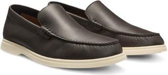 BOSS Sienne Moc Toe Slip-On Sneaker in Dark Brown at Nordstrom, Size 13Us