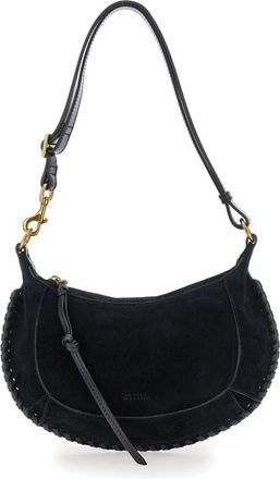 Isabel Marant Black Oskan Moon shoulder bag