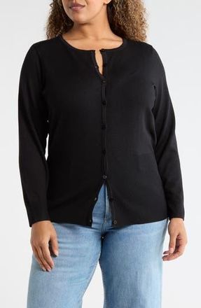 By Design Samantha Cardigan in Black at Nordstrom Rack, Size 3X