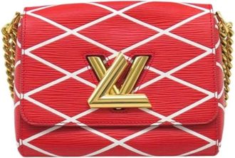 Louis Vuitton Pre-owned Malletage Twist - Dames - Vintage Schoudertas - Rood - ONE Size - Leer - Vintage