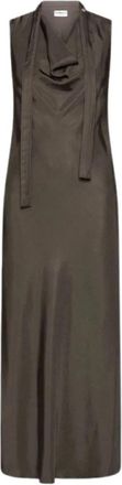 Marella Midi Jurk - Dames - Casual kleedjes - Grijs - M - Kleedjes