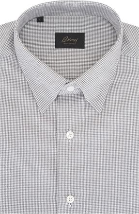 Brioni Camicia con bottoni - Grigio