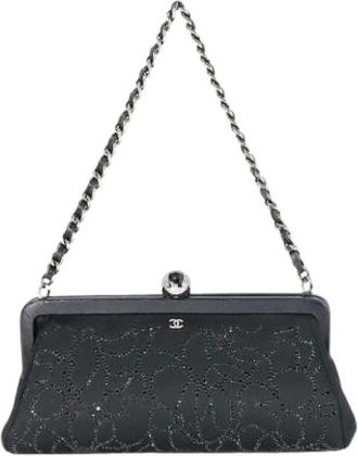 Chanel Pre-owned Clutches, female, Black, Size: ONE SIZE Pre-owned Vintage Clutch