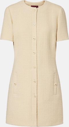 Gucci Abito corto Double G in tweed di misto lana