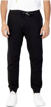 A|X Armani Exchange Sweatpants, male, Black, M, Soft Yarn Jogger Trousers with Logo